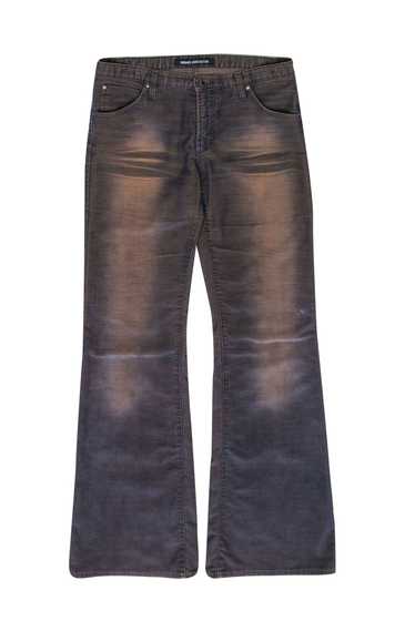 Versace Jeans Couture - Navy & Tan Corduroy Flare 
