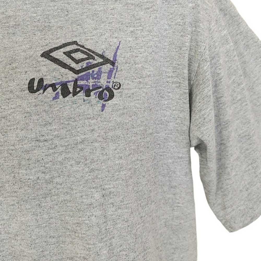 Vintage Umbro Soccer T Shirt Vintage 90s Futbal F… - image 3