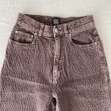 Urban Outfitters BDG Mom High-Rise Corduroy Pants Women's 30x28 Brown Flat  Front
