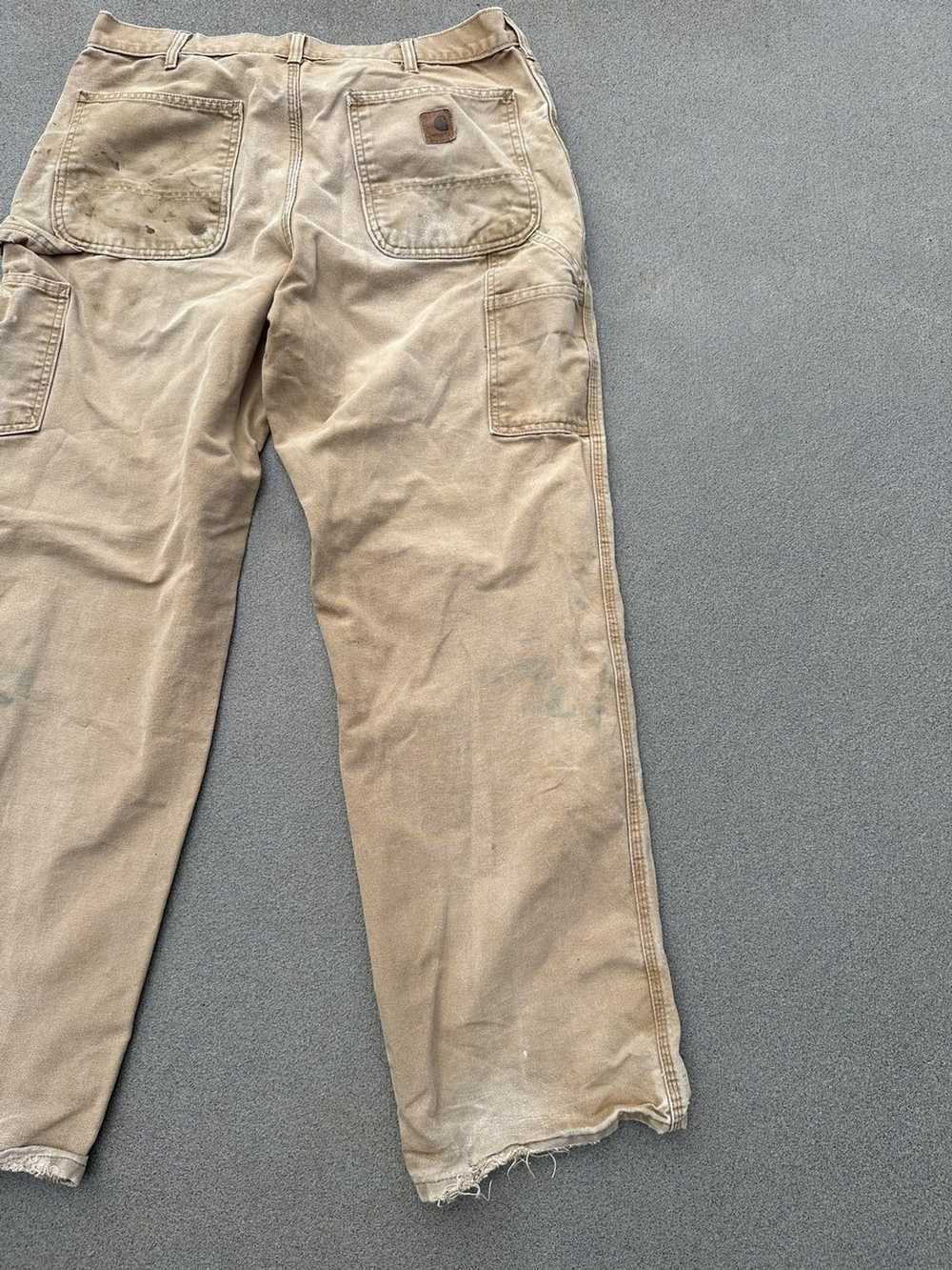 Carhartt × Vintage Vintage Thrashed Carhartt Pants - image 10