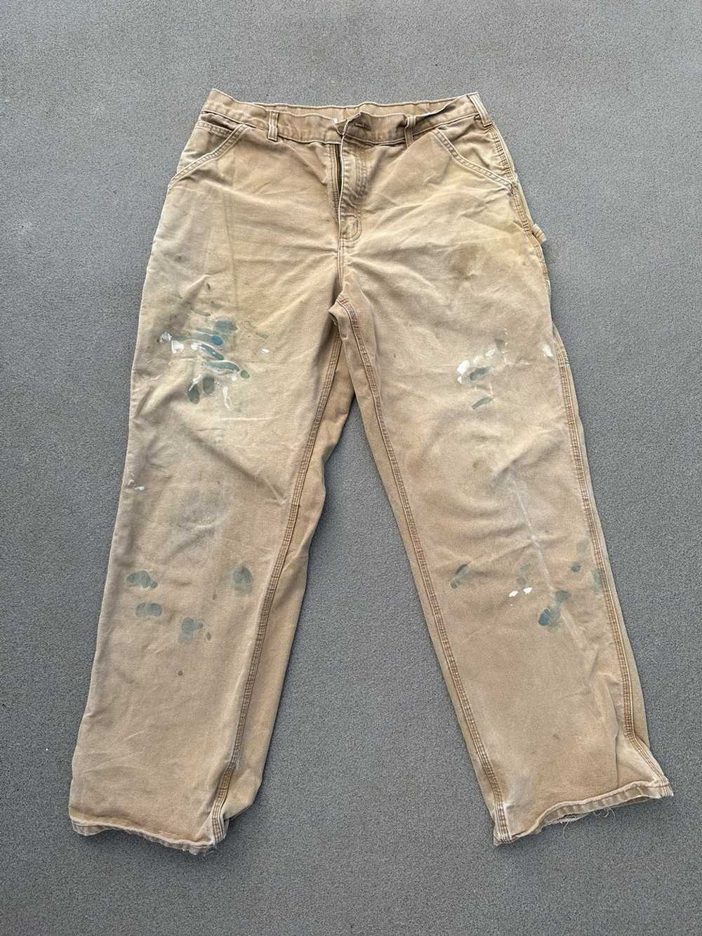 Carhartt × Vintage Vintage Thrashed Carhartt Pants - image 1