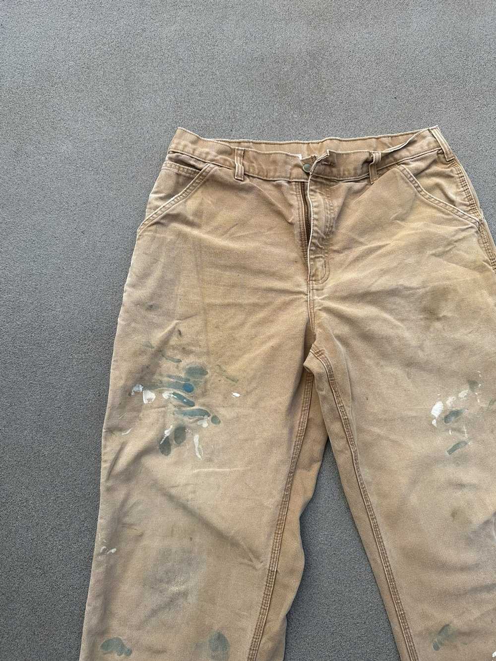 Carhartt × Vintage Vintage Thrashed Carhartt Pants - image 4