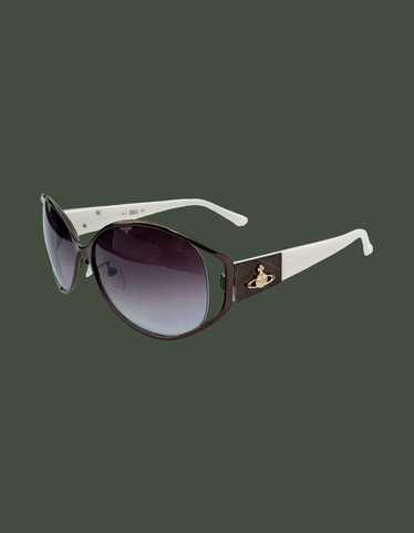 Vivienne Westwood Plaid Orb Sunglasses