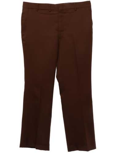 1970's Mens Brown Disco Pants