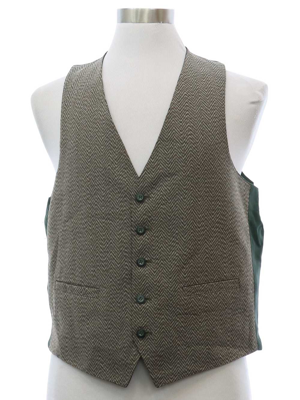 1970's Mens Reversible Vest - image 1