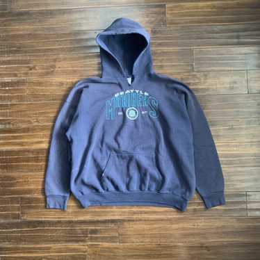 Vintage 1990s 1995 90s Seattle Mariners MLB Gray Sweatshirt 