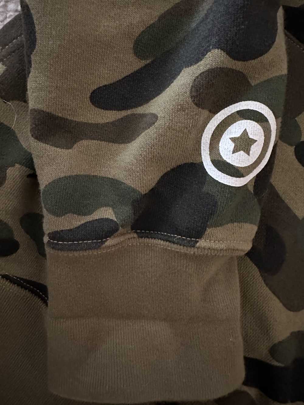 Bape BAPE 1st Camo PONR Shark Half Zip Hoodie - image 4