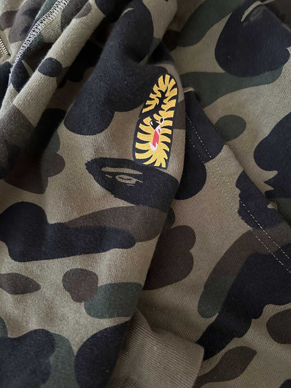 Bape BAPE 1st Camo PONR Shark Half Zip Hoodie - image 6