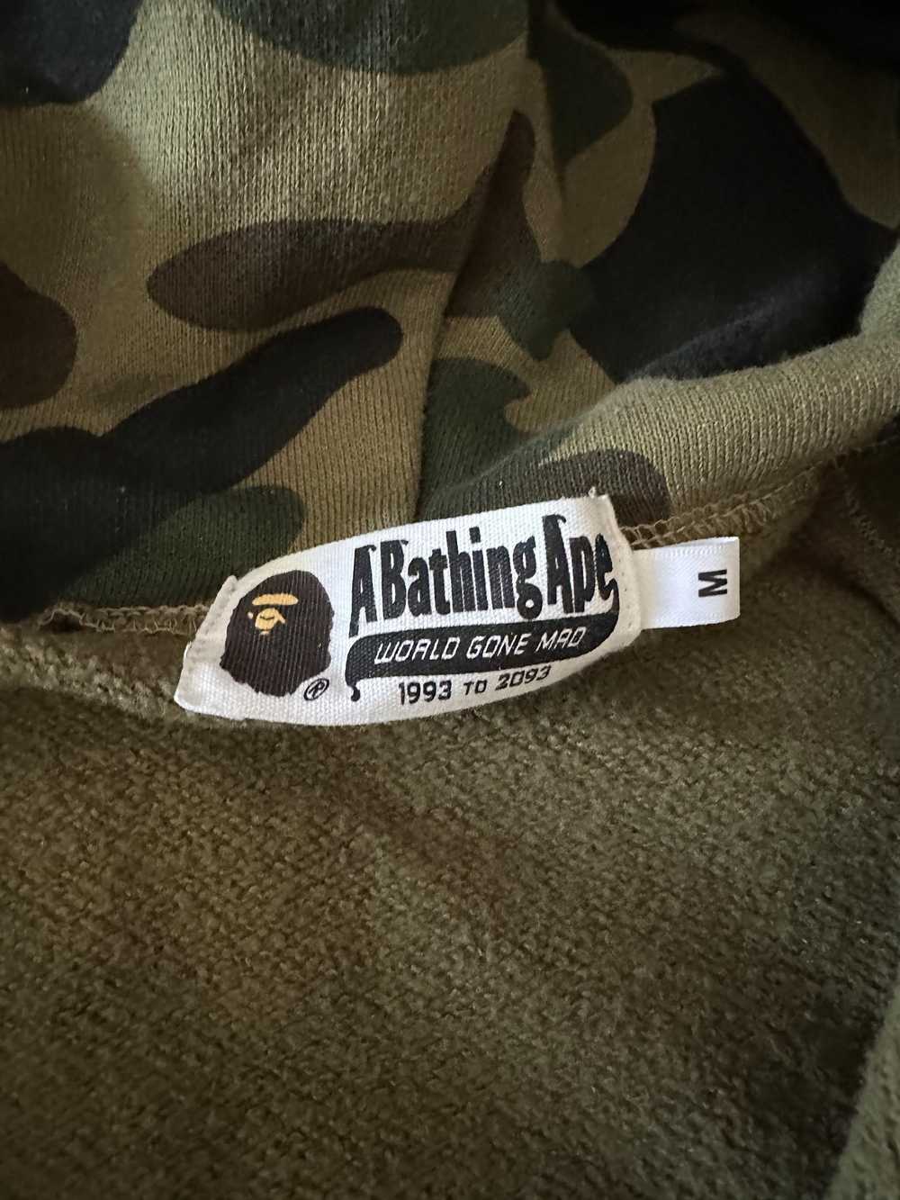 Bape BAPE 1st Camo PONR Shark Half Zip Hoodie - image 7