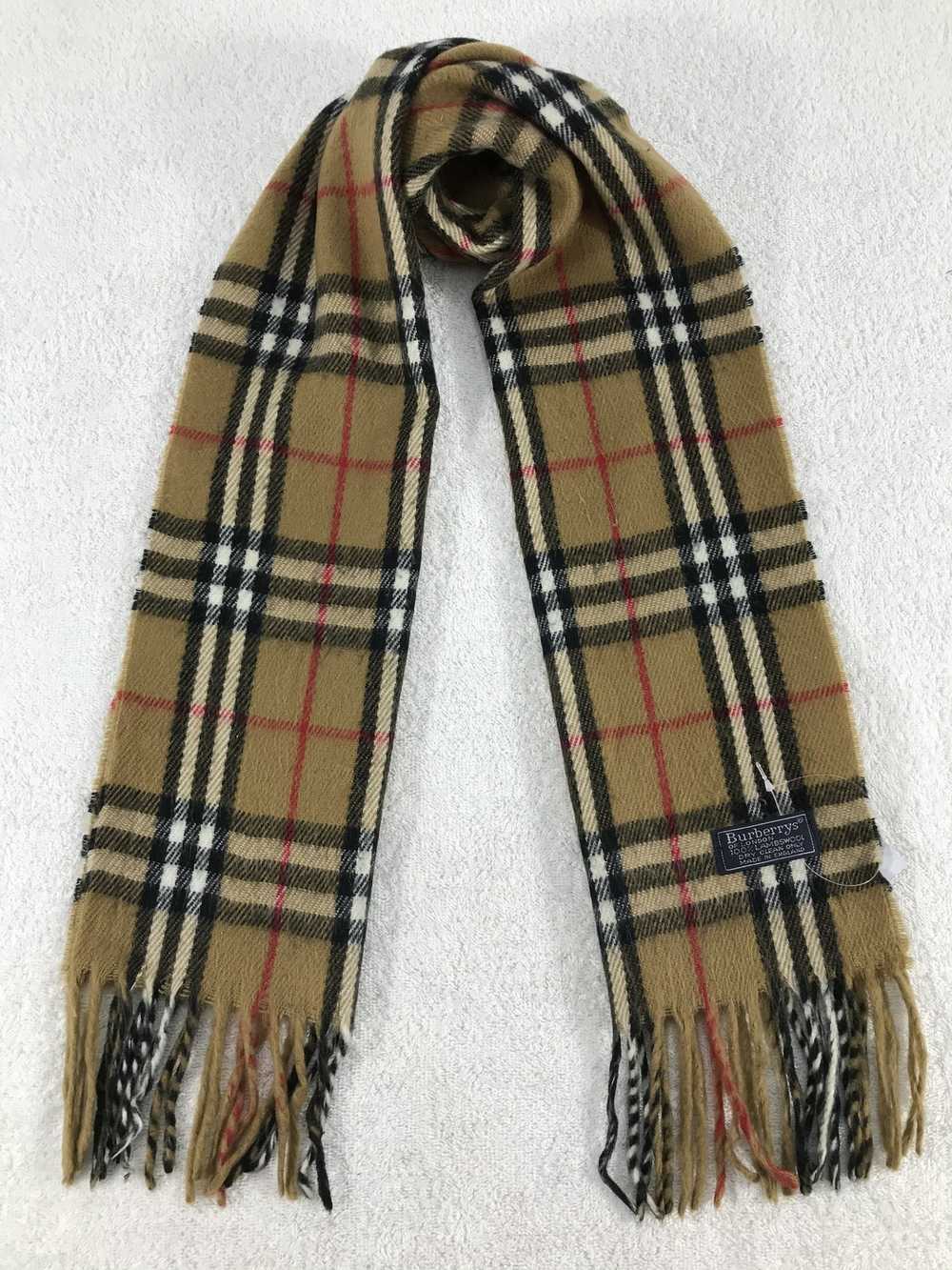 Burberry × Vintage Burberry Scarf / Muffler / Nec… - image 1