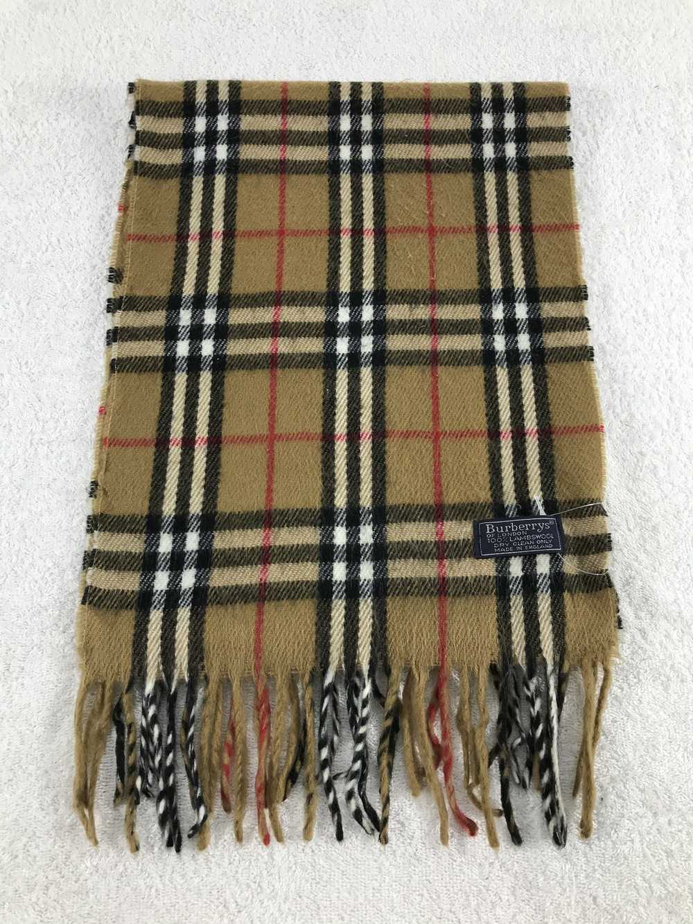 Burberry × Vintage Burberry Scarf / Muffler / Nec… - image 2