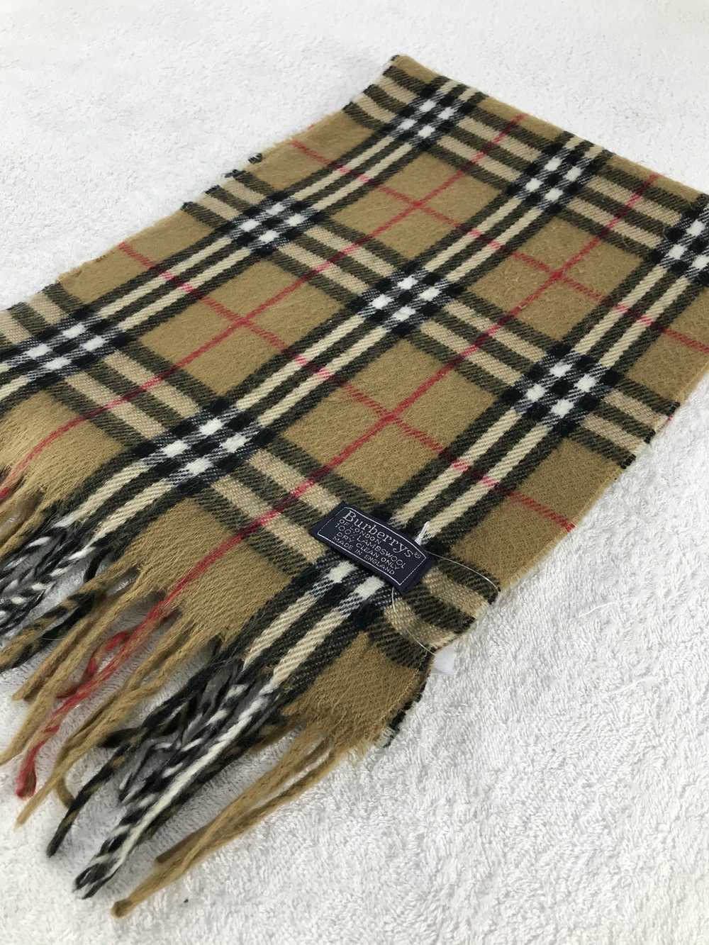 Burberry × Vintage Burberry Scarf / Muffler / Nec… - image 3