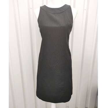 Merona Merona Midi Dress Sz 6 Black A-Line Sleevel