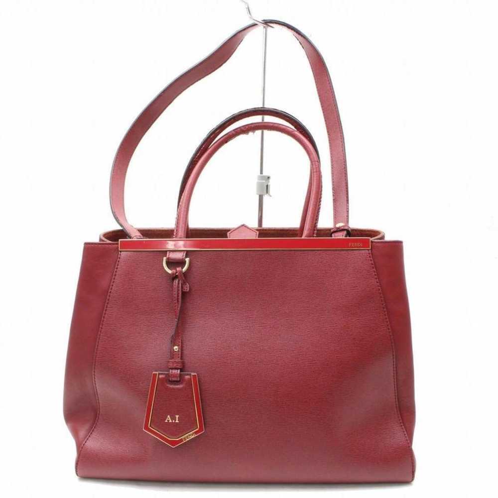 Fendi 2Jours leather handbag - image 4