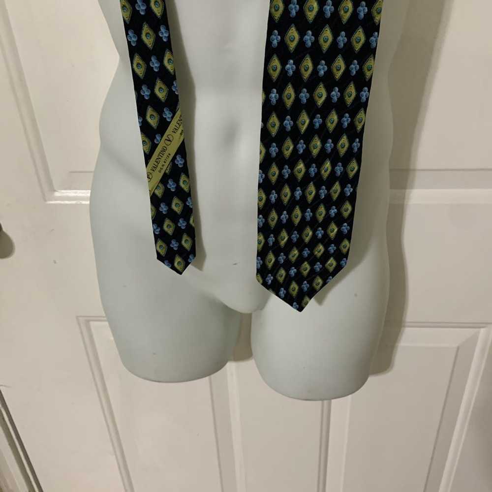 Valentino Printed Silk wide tie - image 3