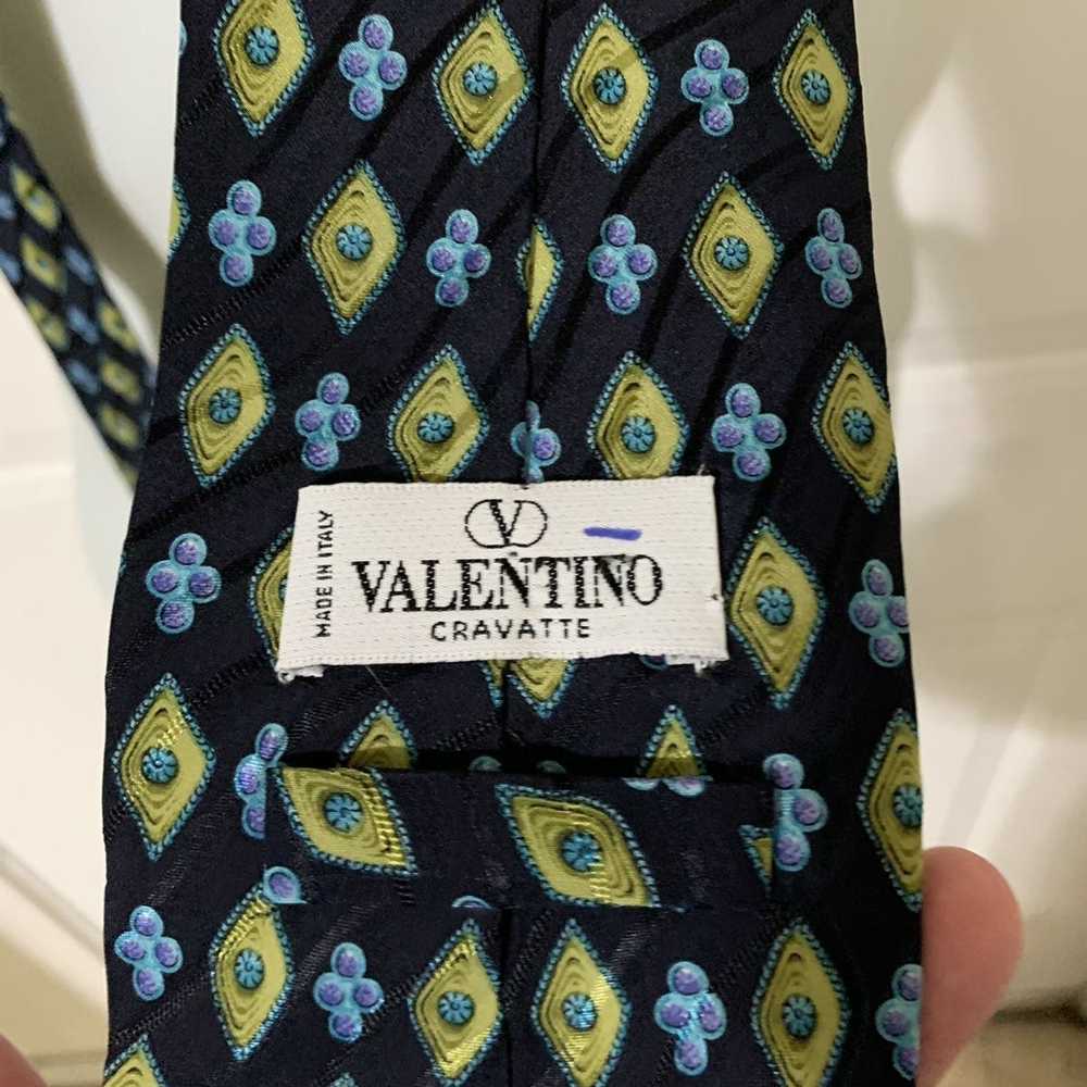 Valentino Printed Silk wide tie - image 8