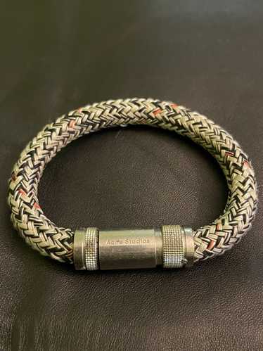 Acne Studios Final Drop-Aux Jack Braided Bracelet