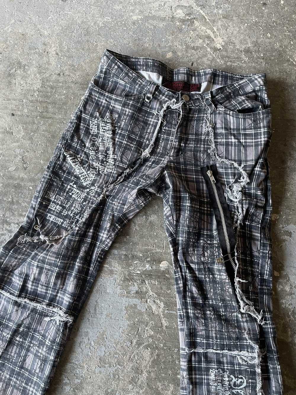 The Anarchy H. ANARCHY Plaid Punk Pants - image 2