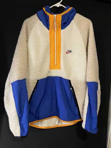 Nike Nike royal blue shearling hoodie
