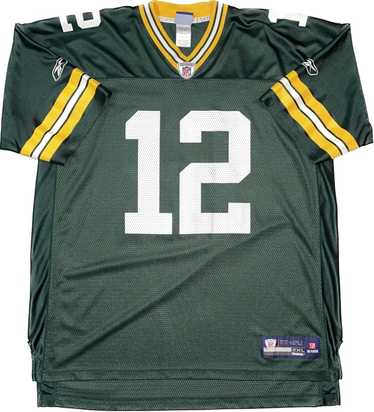 Men's Majestic NFL Packers jersey #12 Rodgers, Green mesh XL