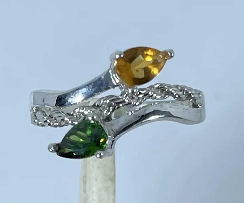 14k Tourmaline & Citrine Ring, free resize. - image 3