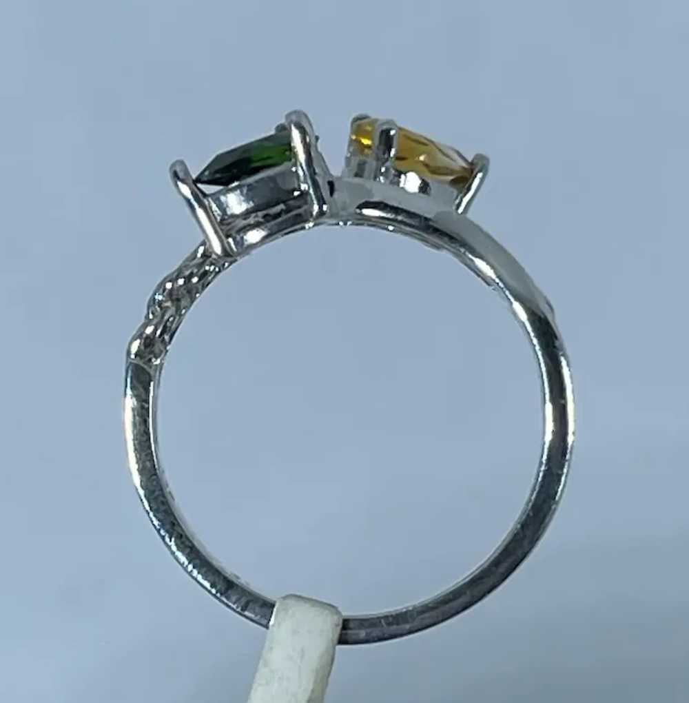 14k Tourmaline & Citrine Ring, free resize. - image 5