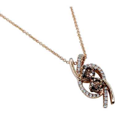 LeVian Yellow Gold Chocolate Diamond Pendant