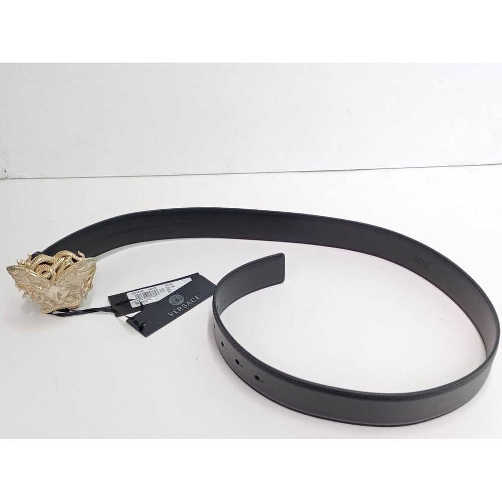 Versace Medusa leather belt - image 4