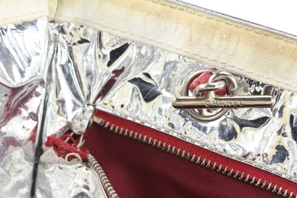 Chanel Chanel Navy Silver Red CC No. 5 Chain Tote… - image 2