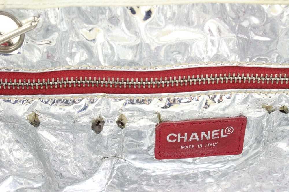 Chanel Chanel Navy Silver Red CC No. 5 Chain Tote… - image 6