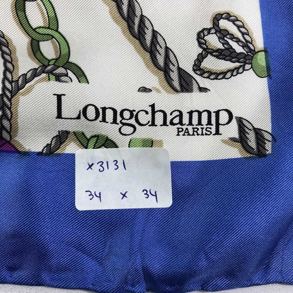 Longchamp × Vintage Vintage Longchamp Silk Scarf - image 7