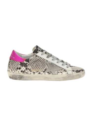 Golden Goose Python Printed Superstar Sneakers - image 1