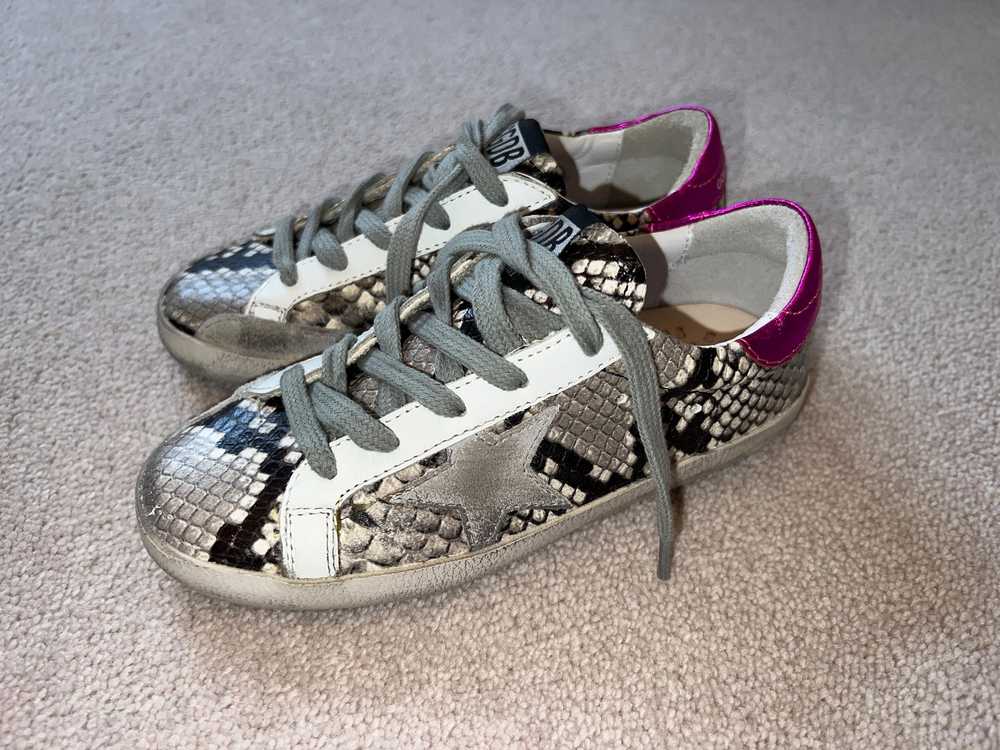 Golden Goose Python Printed Superstar Sneakers - image 3