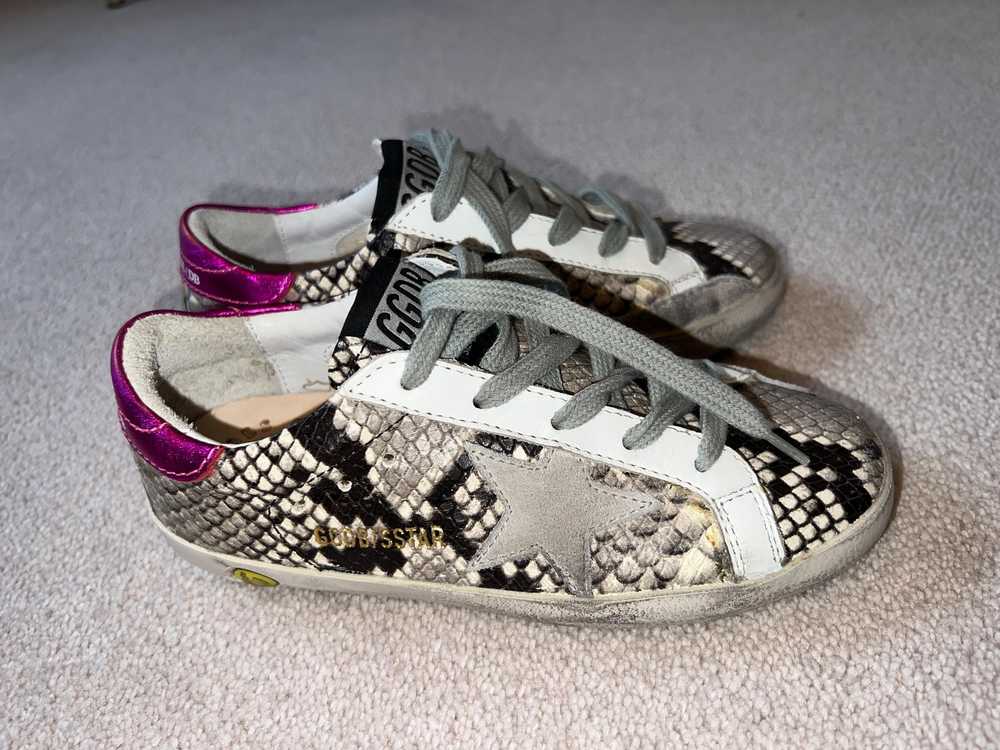 Golden Goose Python Printed Superstar Sneakers - image 4