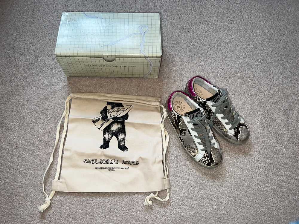 Golden Goose Python Printed Superstar Sneakers - image 6