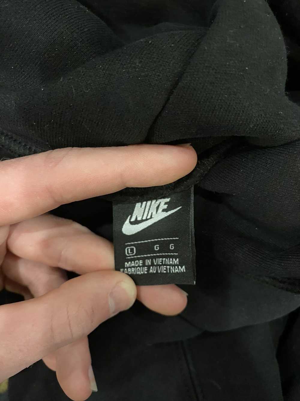 Nike × Vintage Vintage Black Nike Hoodie - L - image 5