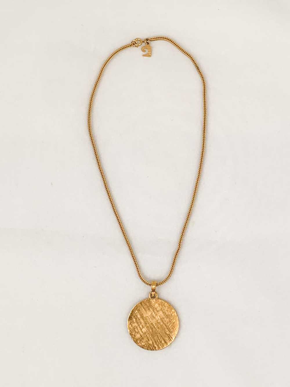 Pierre Cardin Gold Swirl Necklace - image 5