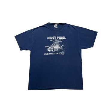 Hanes × Vintage Vintage Fear Police T-Shirt - image 1