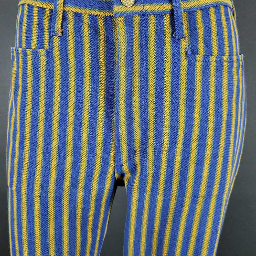 60s/70s Mod Striped Pants - image 3