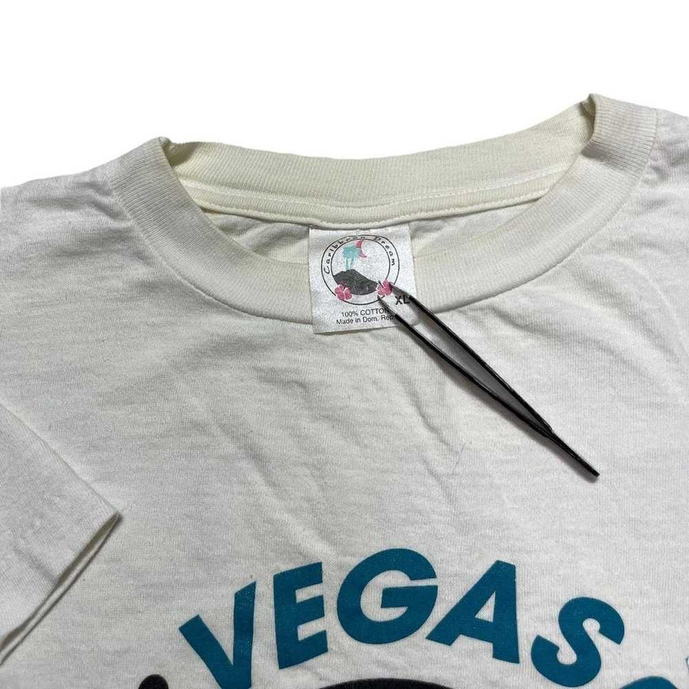 NHL × Vintage Vintage Las Vegas Thunder Signed T-… - image 4