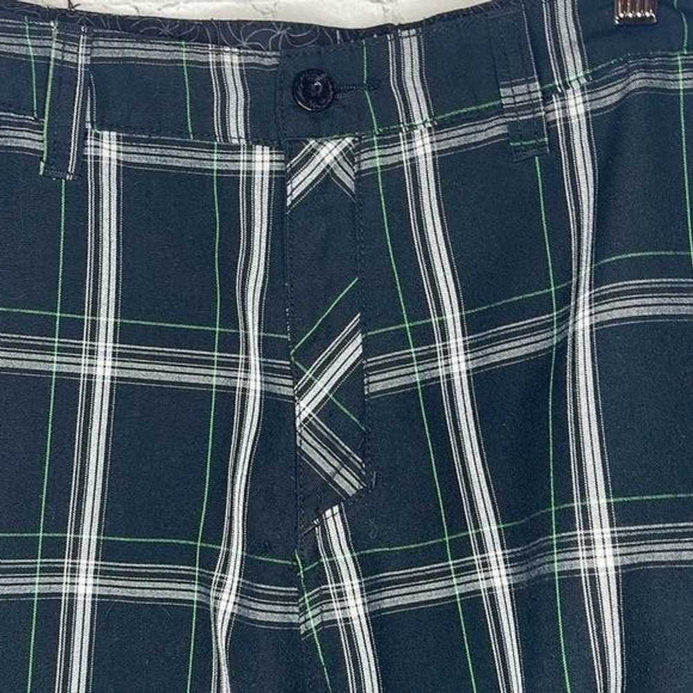 Hurley Hurley Men’s Black White Plaid Shorts size… - image 2