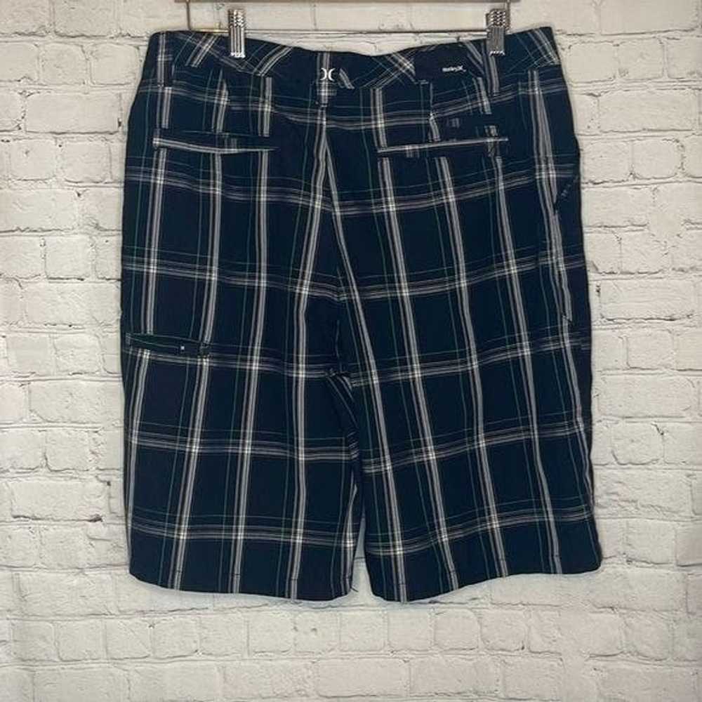 Hurley Hurley Men’s Black White Plaid Shorts size… - image 3