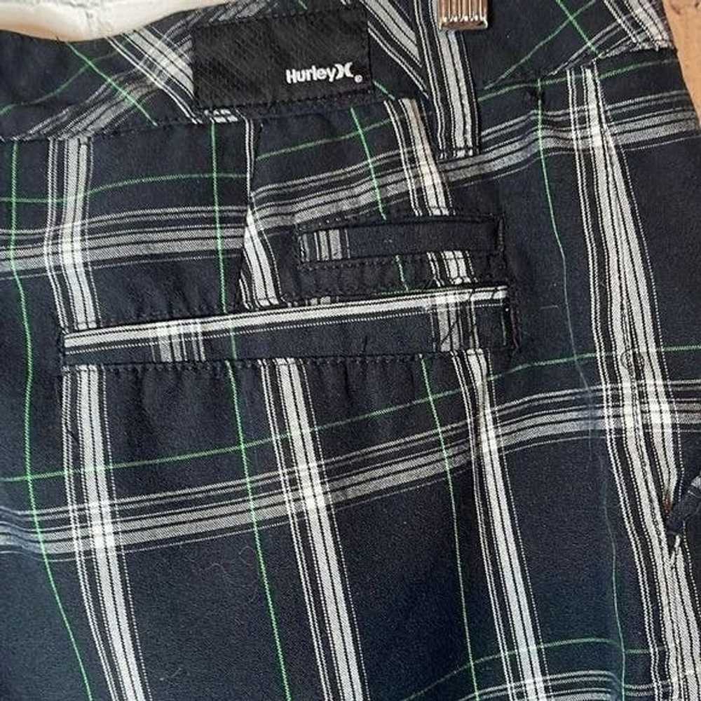 Hurley Hurley Men’s Black White Plaid Shorts size… - image 4