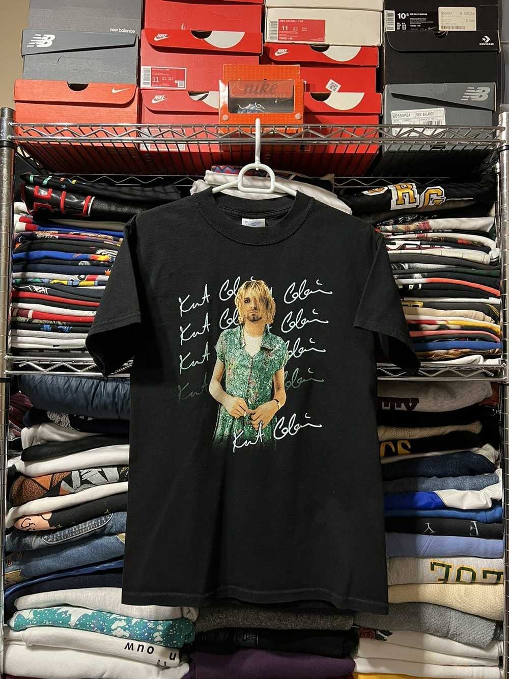 Rare × Vintage Vintage Kurt Cobain T-shirt - image 1