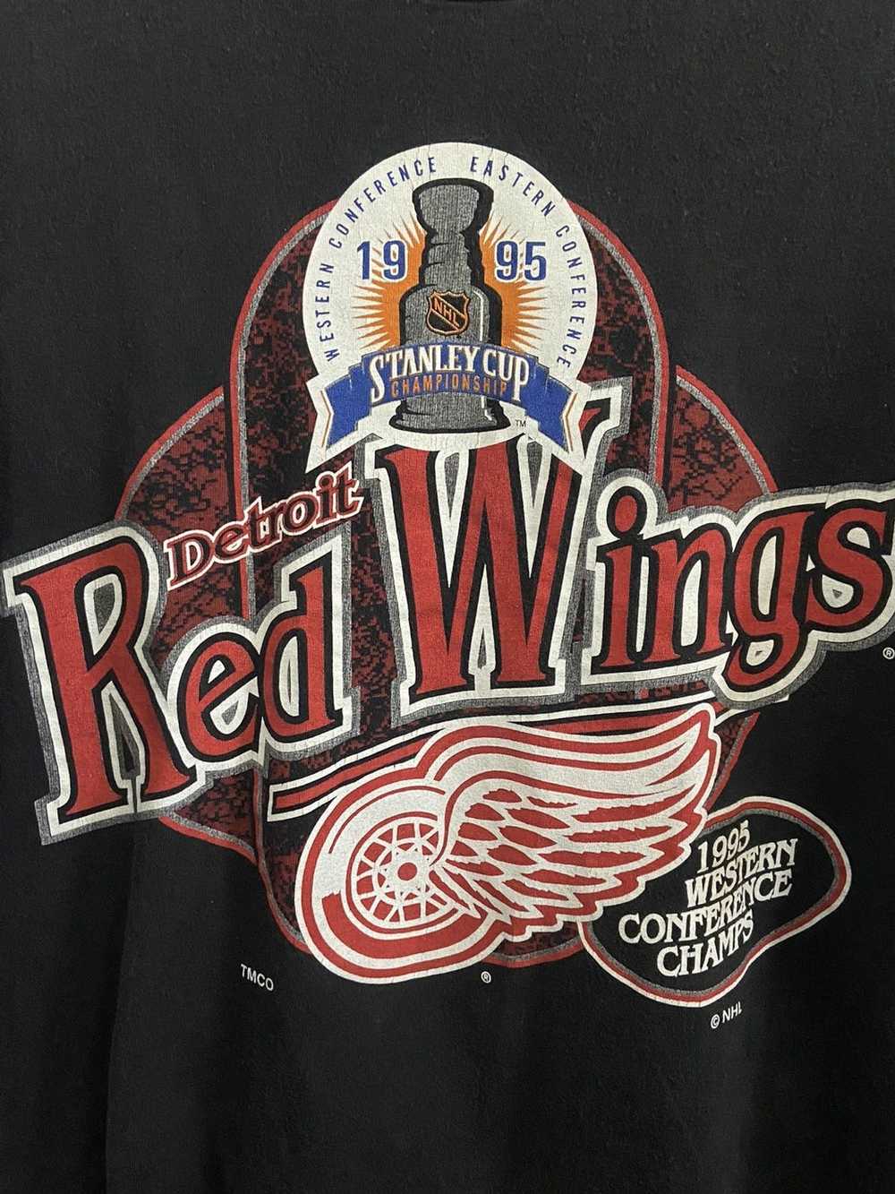 Vintage Vintage Detroit Red Wings 1995 Stanley Cu… - image 2