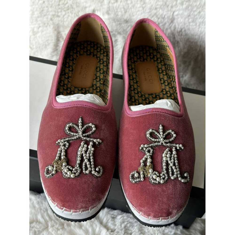 Gucci Velvet flats - image 7