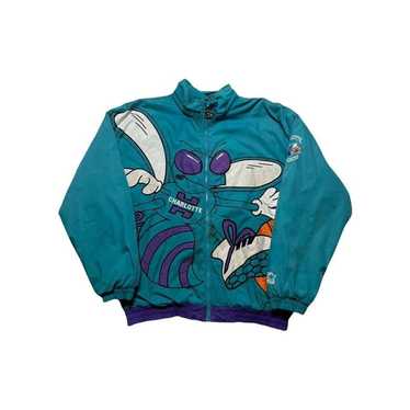 Vintage 90s Charolette Hornets Starter the Natural Wool 