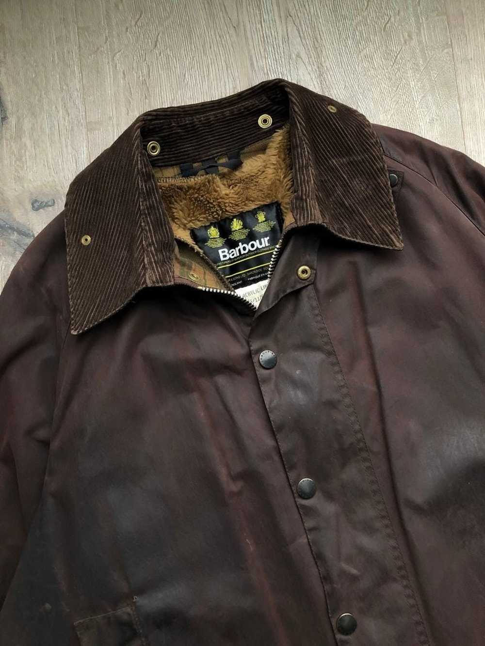 Barbour × Vintage × Waxed Barbour Wax Beaufort Bu… - image 2