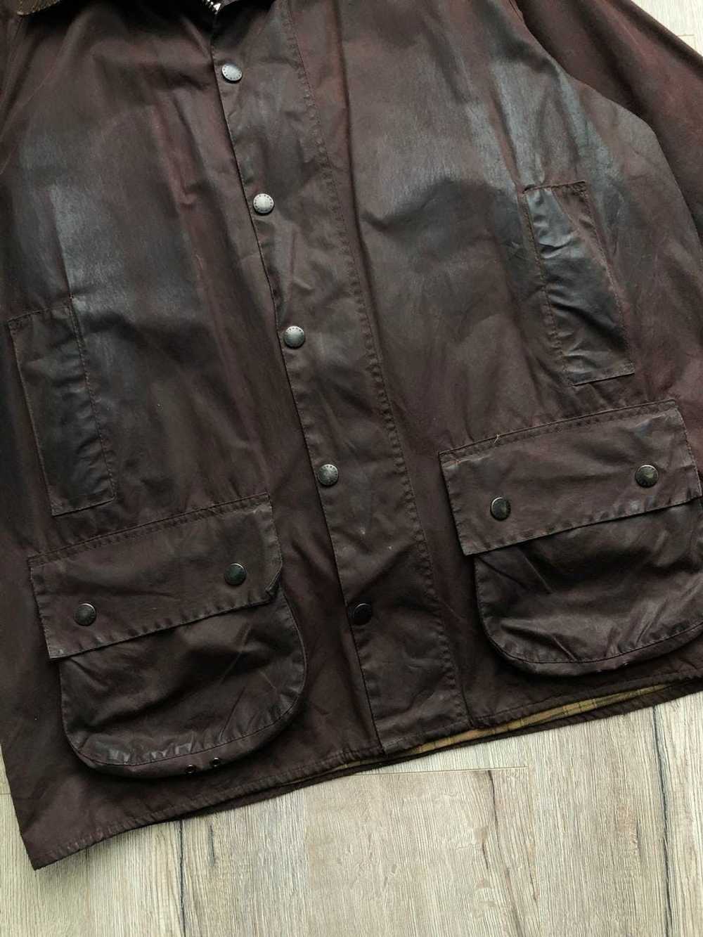 Barbour × Vintage × Waxed Barbour Wax Beaufort Bu… - image 3