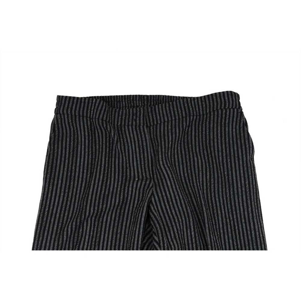 Akris Striped Pants Grey Wool Viscose Trousers - image 4